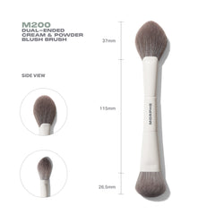 M200 Dual-Ended Cream & Powder Blush Brush