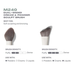 M240 Dual-Ended Cream & Powder Sculpt Brush